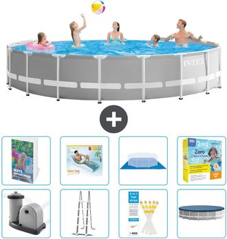 Intex Piscina Prism Frame Redonda - 549x122 Cm - 9-piezas S639