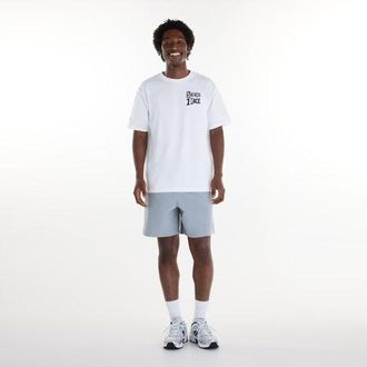 New Balance Uomo NYC Marathon Graphic T Shirt - Boros in Bianco, Maglia di Poliestere, Taglia XL