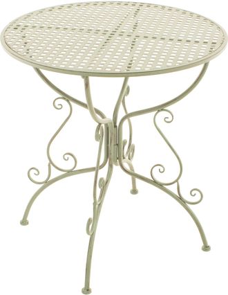 Clp Mesa De Jard&iacute;n Amanda 70 Cm Verde Antiguo
