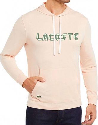 Lacoste Mens Long Sleeve Logo Sweatshirt In Lata