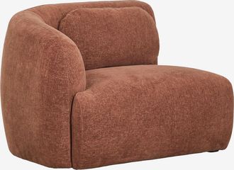 Sklum M&oacute;dulo Esquinero Izquierdo Para Sof&aacute; Modular En Chenilla Coquette Sklum
