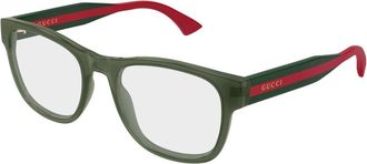 Gucci Oval Frame - unisex - Accessoires - Groen - Maat: 53 MM