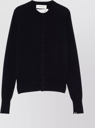 Extreme Cashmere cashmere fine-knit slim-fit crew-neck cardigan