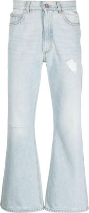 ERL flared-leg denim jeans - unisex - Cotton - L - Blue