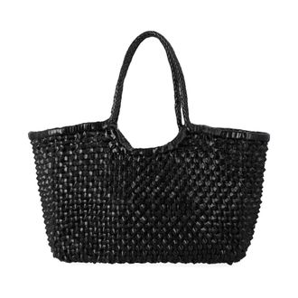 Dragon Diffusion Nantucket Cactus Tote - Dames - Tassen - Zwart - Maat: ONE Size Leer