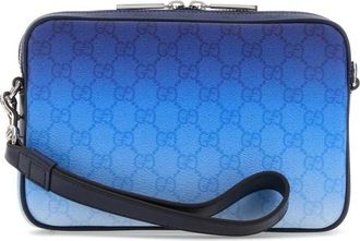 Gucci Printed Canvas Clutch