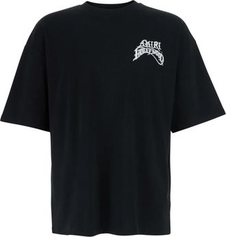 Amiri Ronde hals T-shirt - Heren - T-shirts - Zwart - S - Katoen - Tops
