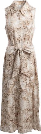 Entro Womens Sleeveless Maxi Dress In Animal