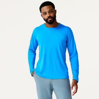 Brooks Mens Dash Long-Sleeve Top Blue XXL