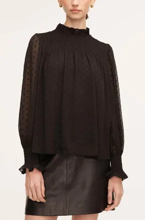 Rebecca Taylor Clip Dot Blouse