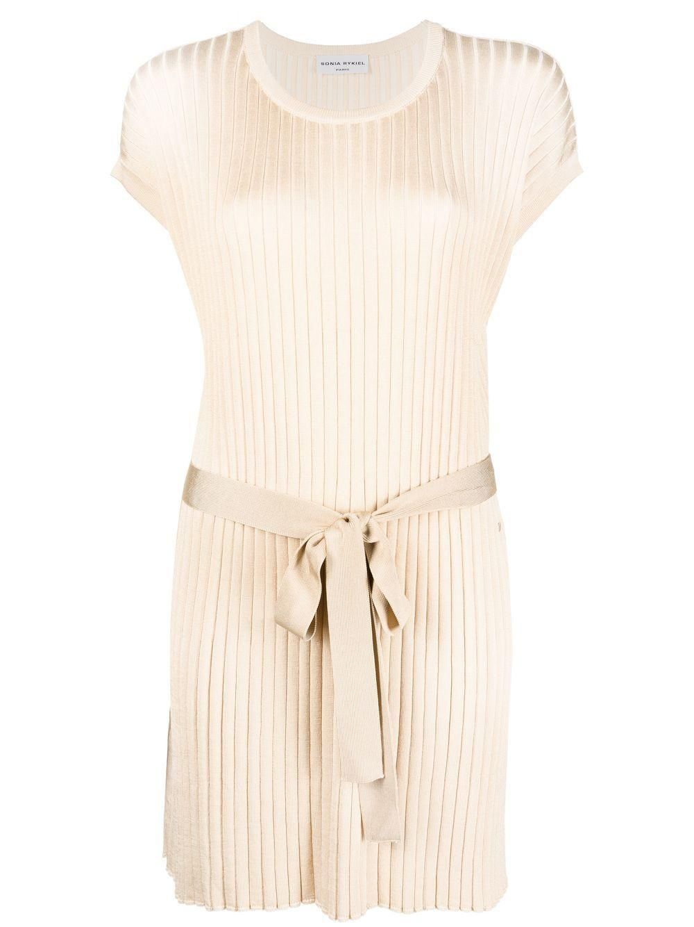 Robe Brodée Sonia Rykiel Avec Ceinture - Taille 34 (FR 38i), Neuve Avec étiquettes, Valeur 270€