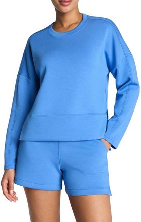 Spanx Air Essentials Tunic Sweatshirt in Aster at Nordstrom, Size X-Small