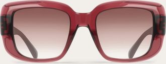 Ferragamo Women Rectangular frame sunglasses Red