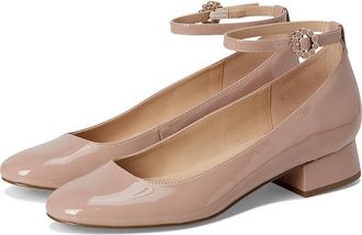 Bandolino Lexy High Womens Heels Light Natural Patent : 8.5 M, Leather