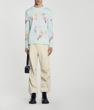 Sandro Camiseta con estampado de peces