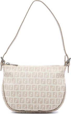 Fendi Pre-owned Fendi Zucchino Canvas Shoulder Bag Ladies ZS2471NKEPRCTE2B