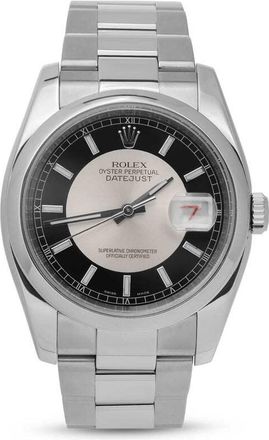 Rolex Pre-owned Rolex Datejust Automatic Chronometer Black Dial Unisex Watch 116200