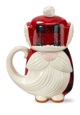 Tag Lars Gnome Lidded Mug Ceramic Drinkware for Christmas in Multicolored at Nordstrom