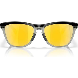 Oakley Frogskins Polarized Prizm Keyhole Sunglasses in Matte Black /Polarized at Nordstrom