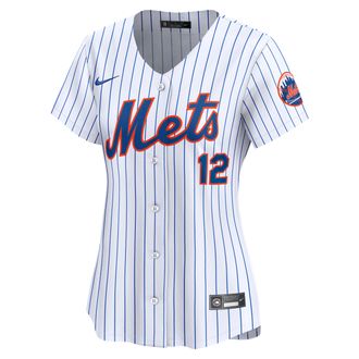 Nike Francisco Lindor New York Mets Nike Womens Dri-FIT MLB Limited Jersey in White | LM2WNMHONM9-8U0