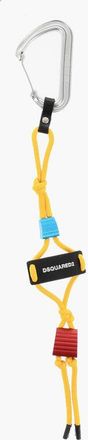 Dsquared2 Fabric Keyring with Carabiner Maxi size Unica