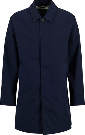Barbour Rokig Lightweight Mac Jacket - - Coats - Uomo - Blu - S