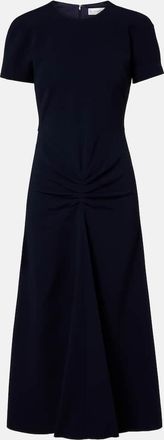 Victoria Beckham Gathered jersey midi dress