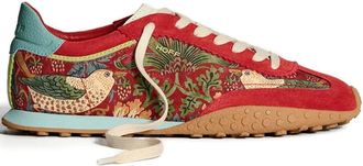 Hoff Bridge Morris sneakers met bloemenprint - Rood