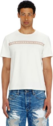 Diesel T-shirt with For Successful Loving logo - T-Shirts - Unisex - White