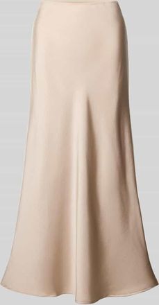 Neo Noir Neo Noir Maxirock aus Satin Modell Vicky in Ecru, Gr&ouml;&szlig;e 40