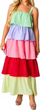 BuddyLove Agnus Mystic Maxi Dress In Rainbow