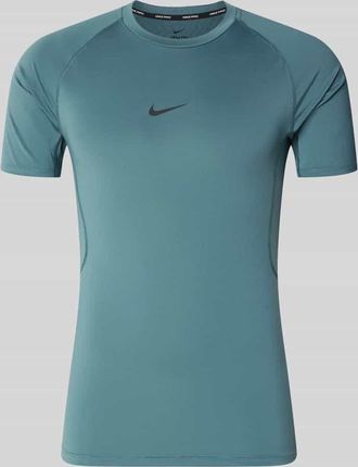 Nike T-Shirt mit Logo-Print und Rundhalsausschnitt in Petrol, Gr&ouml;&szlig;e XXL