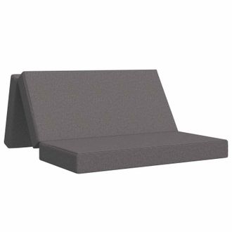 vidaXL Sof&aacute; Cama Plegable 120 X 67 X 45 Cm Gris Claro Vidaxl