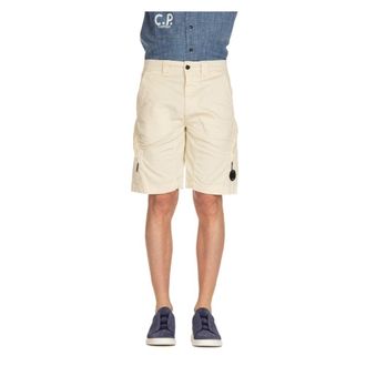 C.P. Company Casual Shorts, male, Beige, Size: S Casual Shorts