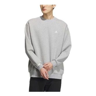adidas Logo Crew Sweatshirt Grey IV7599