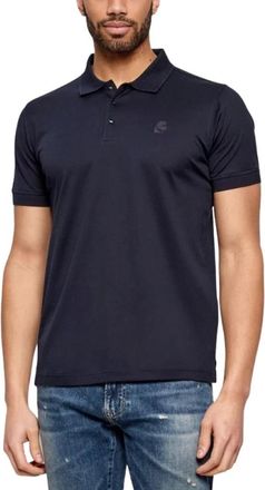 Karl Lagerfeld Zip Polo - Heren - Polos - Blauw - XL - Katoen - Tops