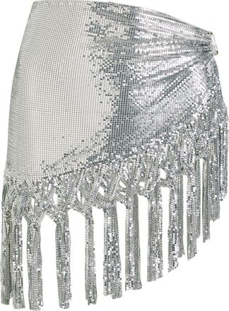 Paco Rabanne Mesh Aluminium Belt - Silver - One Size