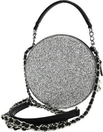 Chanel Pre-owned Cross Body Bags, female, Gray, Size: ONE SIZE Pre-owned Plastic Cross Body Bag