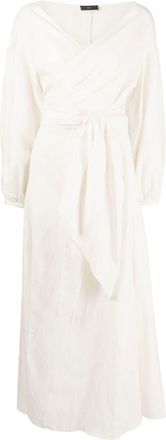 VOZ Peasant blouse dress - women - Silk - S - White