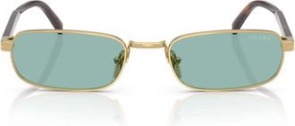 Prada Sunglasses Prb54 S 5 Ak40 K Gold/Petrol Green Unisex
