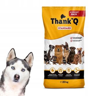 OEM Alimento Para Perros Thankq Standard Con Sabor A Pollo Para Husky, Pastor Al Est&aacute;ndar Y Lablador, 20 Kg