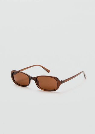 Mango Occhiali da sole montatura acetato marrone - Donna - Taglia unica - MANGO