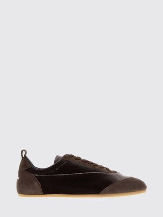 Jil Sander Etage Sneakers in Velvet and Suede with Rear Pull Tab