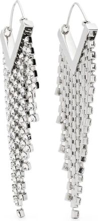 Isabel Marant Transparante Zilveren Oorringen met Lus - Dames - Oorbellen - Grijs - ONE Size - Accessoires