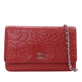Chanel Pre-owned Wallet on Chain - - Pre-owned - Donna - Rosso - ONE SIZE