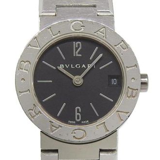 Bulgari Pre-owned Bb 23Ssd Stainless Steel Watch - Dames - Vintage Horloges - Zwart - ONE Size - Vintage