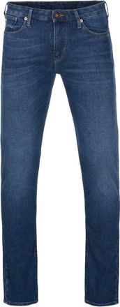 Emporio Armani Heren, Jeans, Blauw, Maat: W29 L34