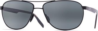 Maui Jim Mens Castles Polarized Metal Aviator Sunglasses