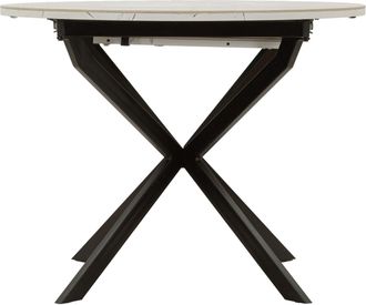 Mauro Ferretti Mesa De Comedor Extensible Martin Cm &Oslash; 100x78 (abierto Cm 140x100x78)