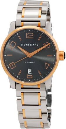 Montblanc Timewalker Automatic Grey Dial Mens Watch MB106501